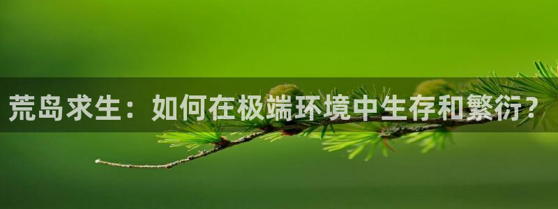 omofun动漫官网下载：荒岛求生：如何在极端环境中生存和繁衍？